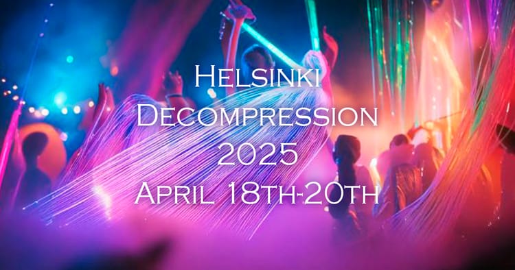 Helsinki Decompression 2025 ticket shop opens on 1.12.2024!