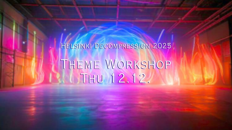 Curious about Helsinki Decompression 2025 Theme..?